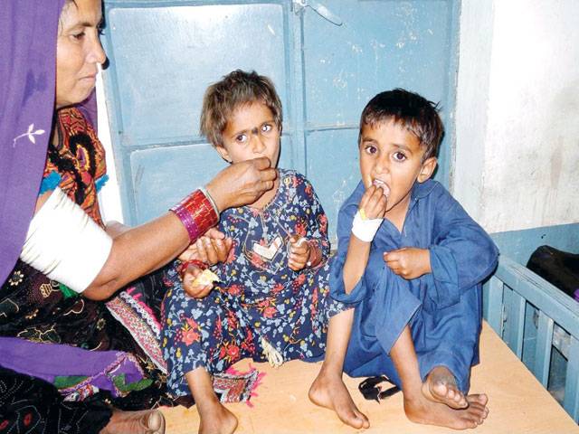WFP helps Sindh treat malnourished women, children 