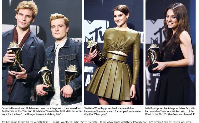 Hunger Games sweeps MTV Movie Awards