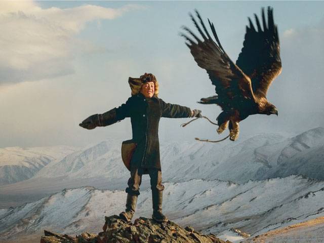 A 13-year-old eagle huntress in Mongolia