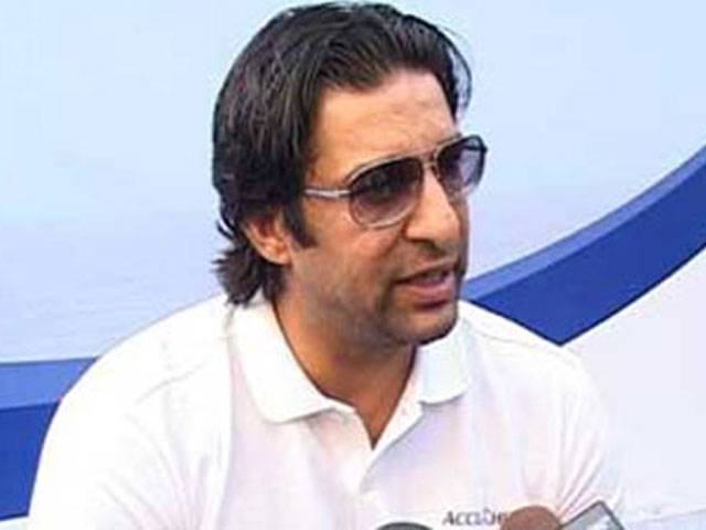 Mentor Wasim Akram bowls his heart out at nets