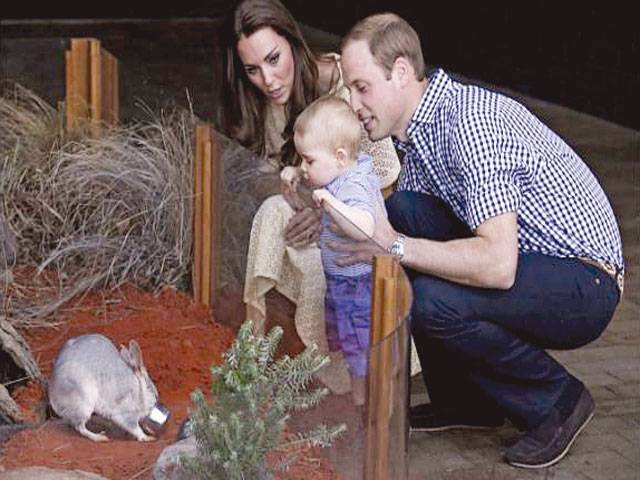 Britain’s baby prince visits Sydney zoo