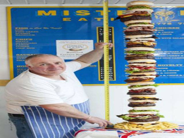5ft 4in monster burger created