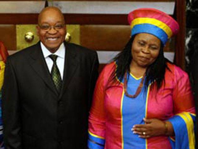 South African president says wife was raped
