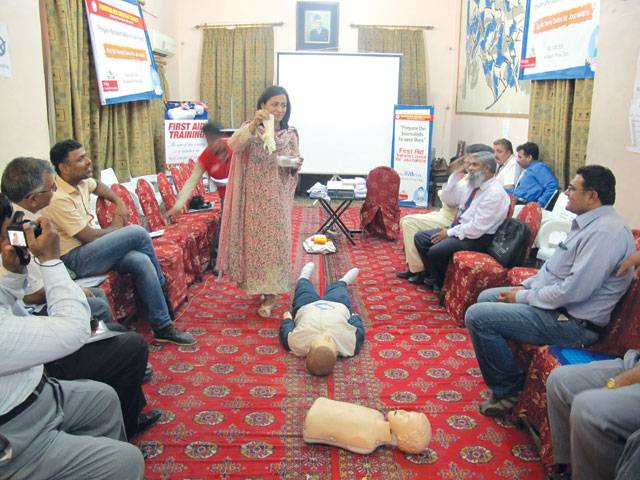 Journalists get first aid training