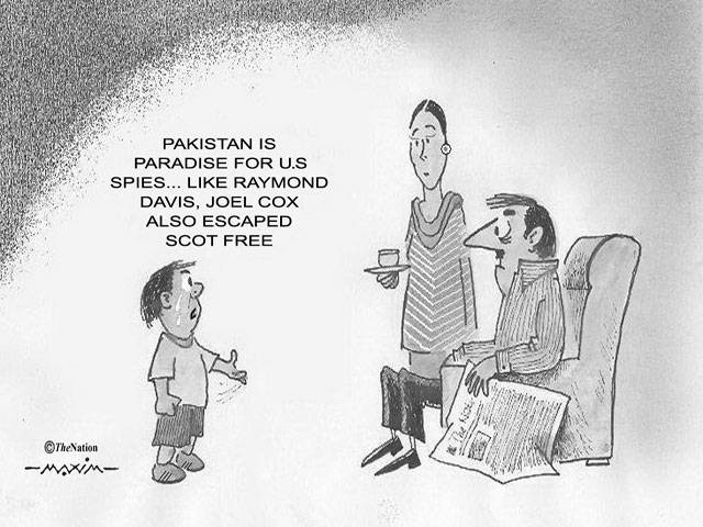  Pakistan is paradise for US spies..... like Raymond Davis, joel cox also escaped scot free