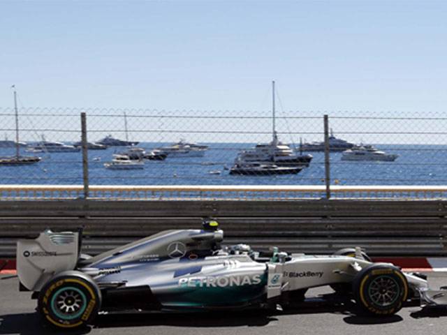 Rosberg keeps pole after torrid day in Monaco