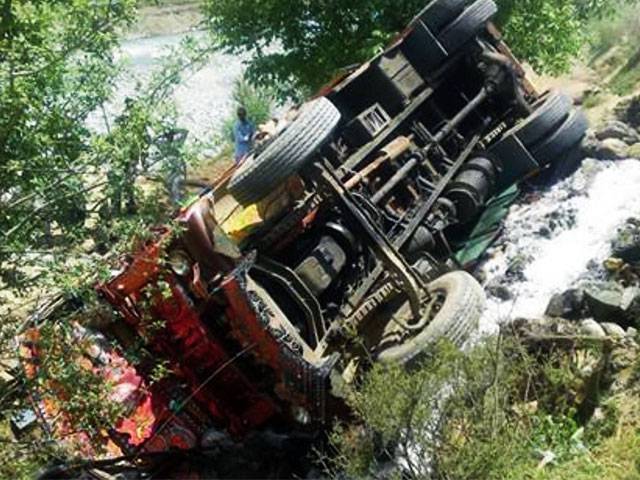 10 kids among 16 die as truck falls into Swat river