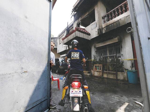 8 women locked in building die in Philippine fire