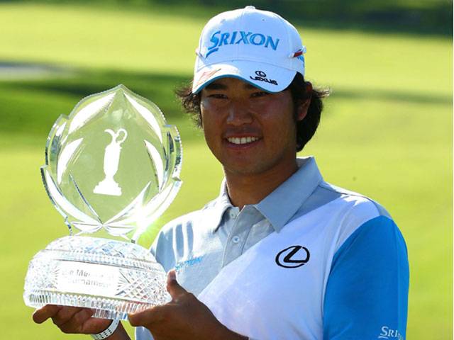 Matsuyama wins first US title in Memorial playoff