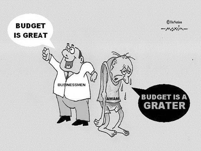 Budget is great Businessmen Budget is a grater awam