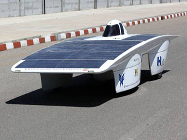 Iran’s solar car ‘a visa to US’ 