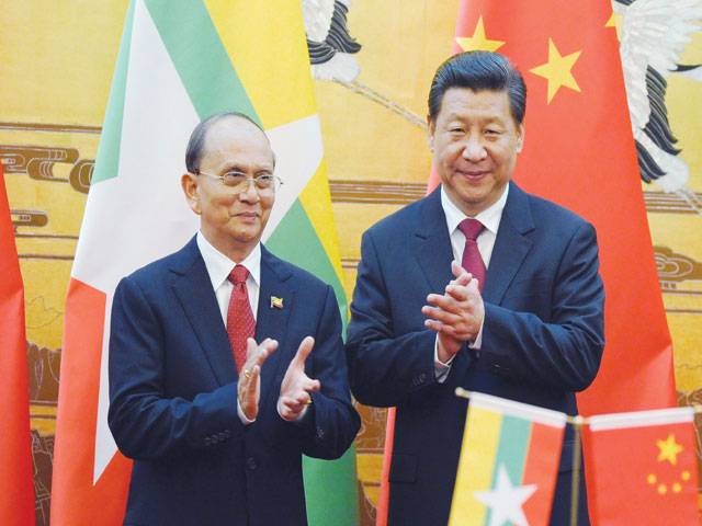 China’s Xi holds talks with Myanmar president