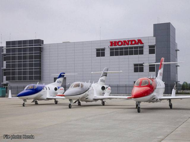 Honda’s first jet takes to the skies