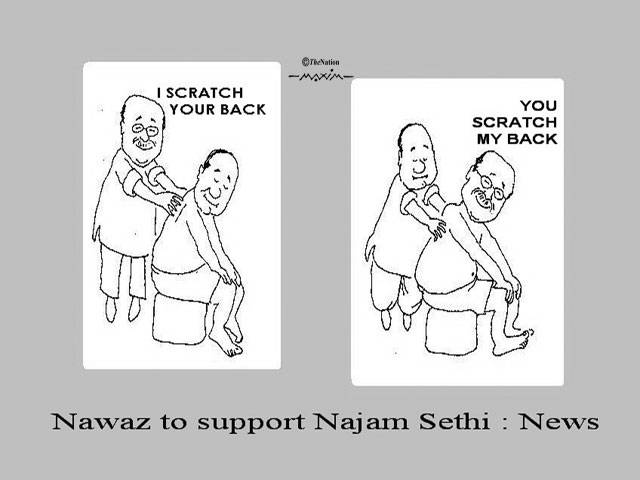 Nawaz to Support Najam Sethi: News
