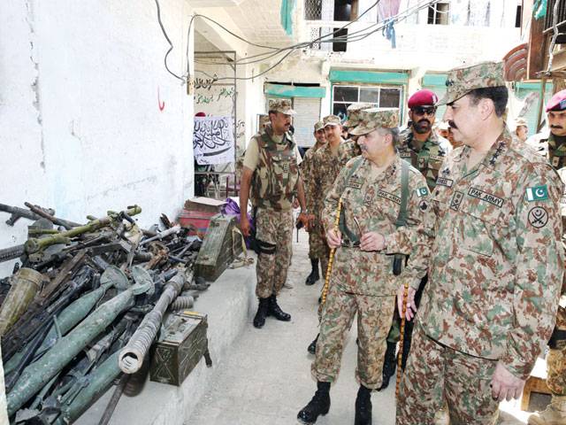Terrorists to be hunted down till total elimination: COAS