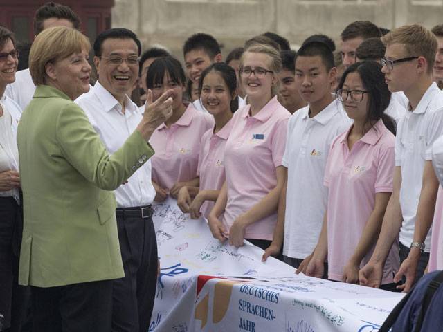 Angela Merkel visits China