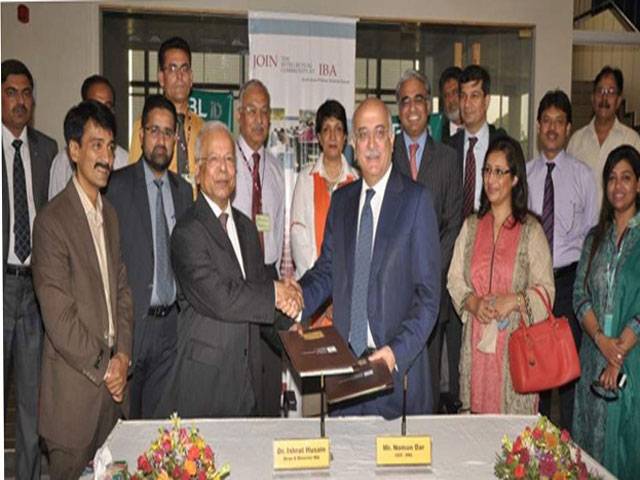 HBL, IBA sign MoU for banking services