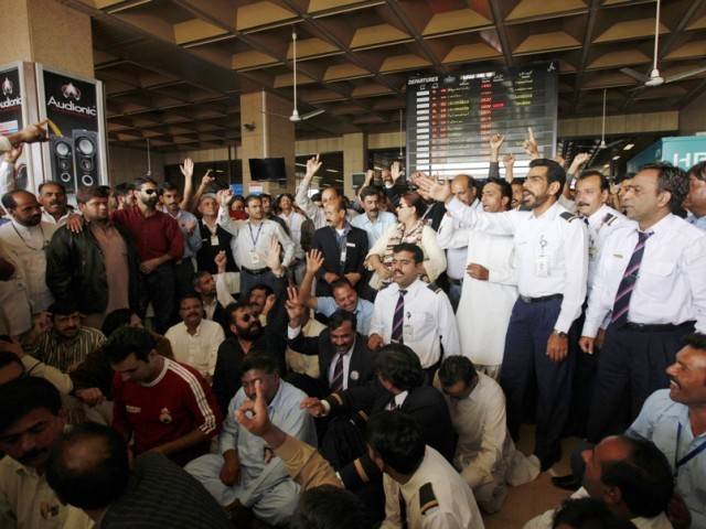 PIA employees hold protest over proposed privatisation