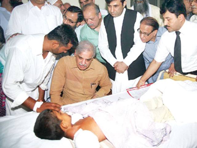 Heads roll as CM visits injured boy