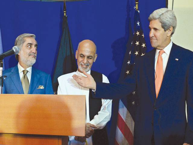 Afghan rivals sign deal on unity govt