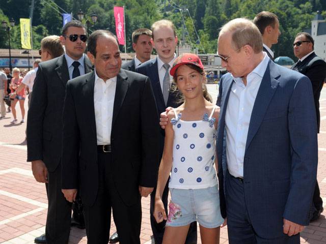 Egypt Al-Sisi visits Russia