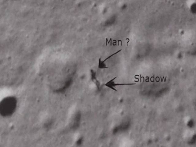 ‘Man’ on moon mystery solved