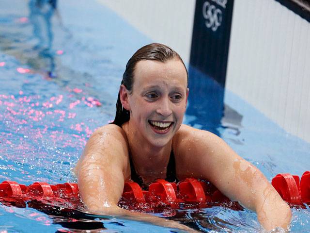 Ledecky just misses record in Pan Pacs golden double