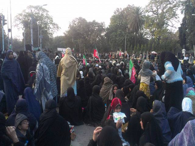 PTI activists stage sit-in outside Governor’s House