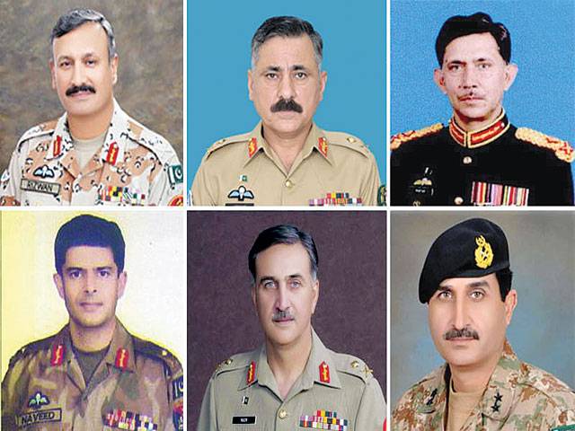 Six major generals promoted; Rizwan new ISI DG