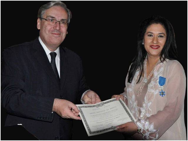 Sadia Khan awarded coveted French medal