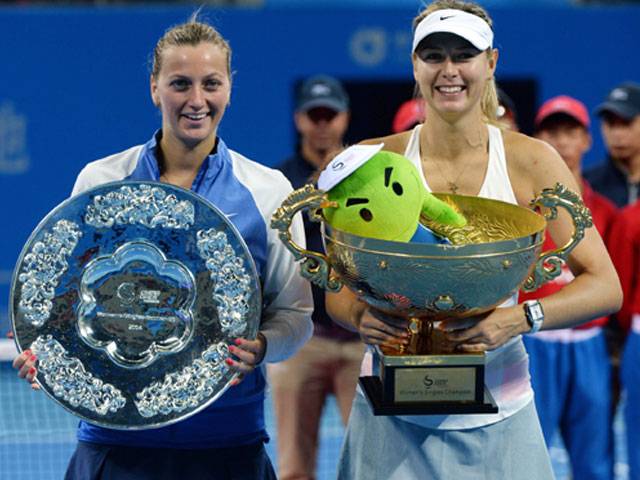 Maria Sharapova defeats Kvitova in China Open