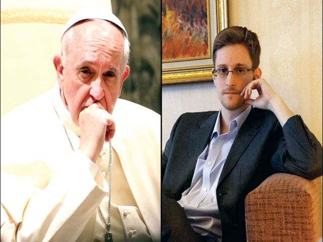 Pope, Snowden tipped for Nobel peace prize