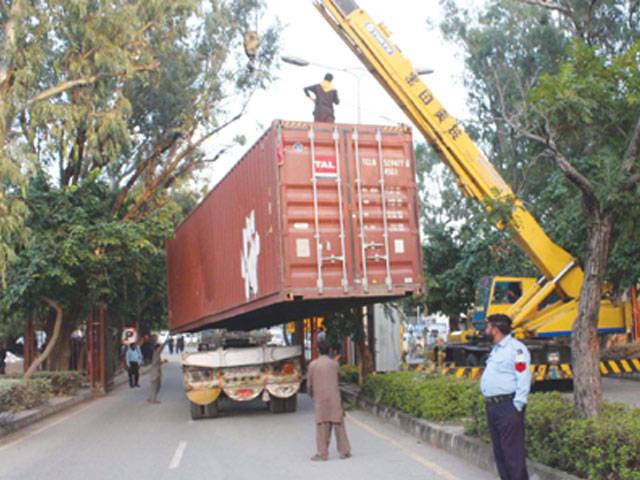 Containers’ removal smoothes traffic flow