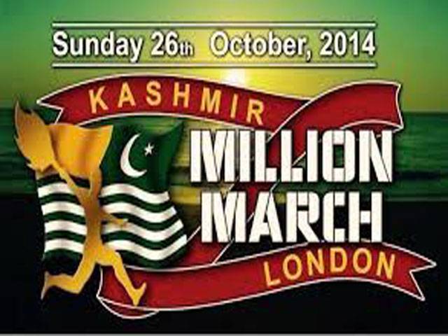Kashmir million march in London today