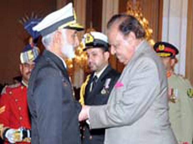 Naval chief conferred Nishan-i-Imtiaz