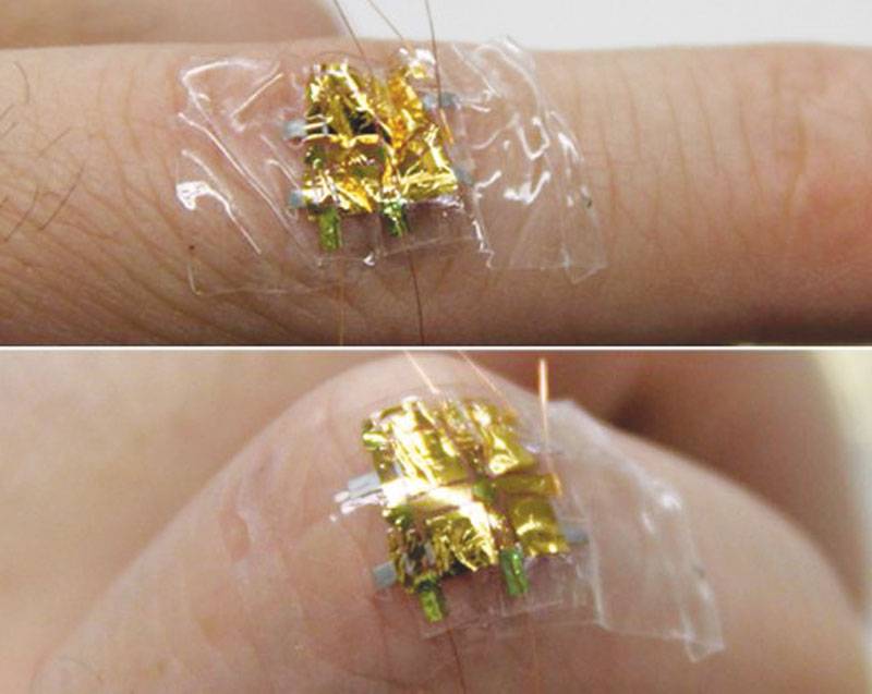 Scientists develop micro-fine adhesive sensors