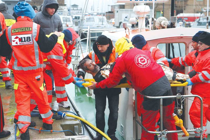 Six dead after merchant ships collide off Italy