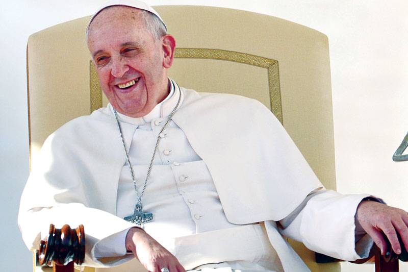 Listen to women more, don’t be macho, Pope tells men 