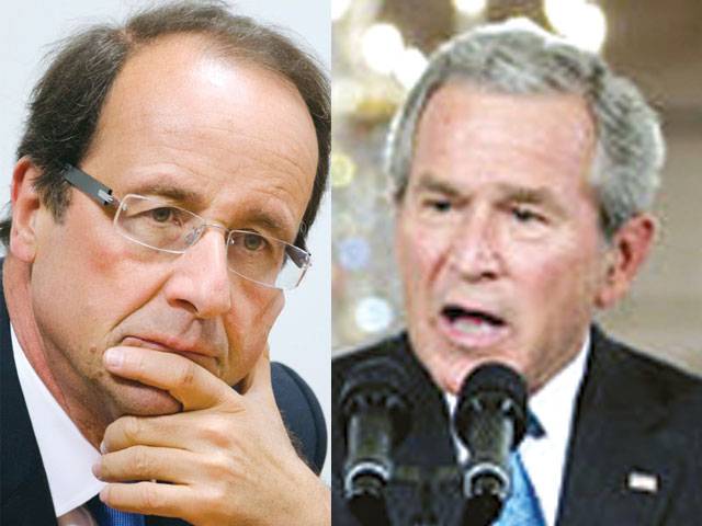 Hollande fails to learn from Bush