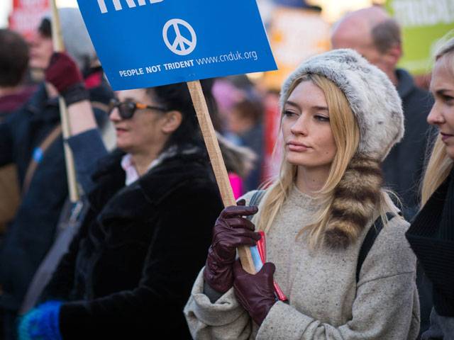 Anti-nuclear protesters