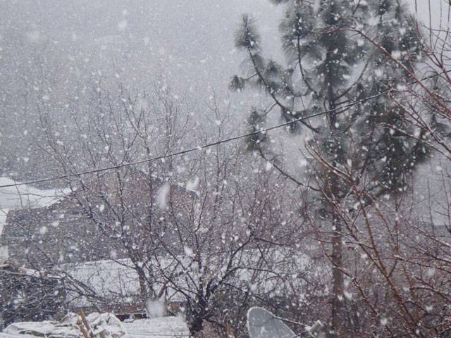 Chitral heavy snowfal