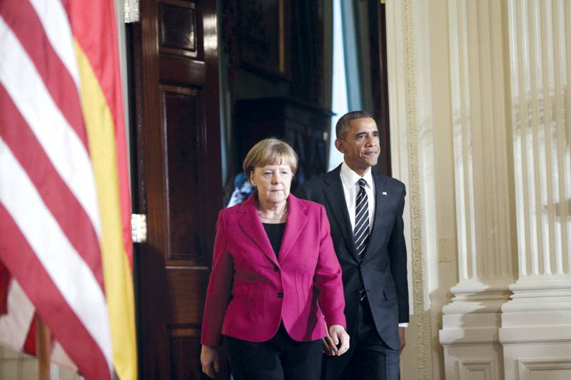 Merkel talks Ukraine with Obama