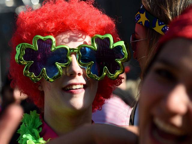 Masqueraded revellers celebrate in Germany