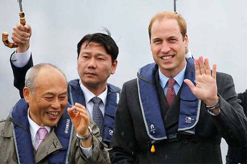 Kate-less Prince William kicks off Japan tour 