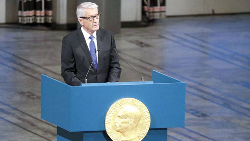 Nobel Peace Prize chairman demoted, 1st time in 114yrs