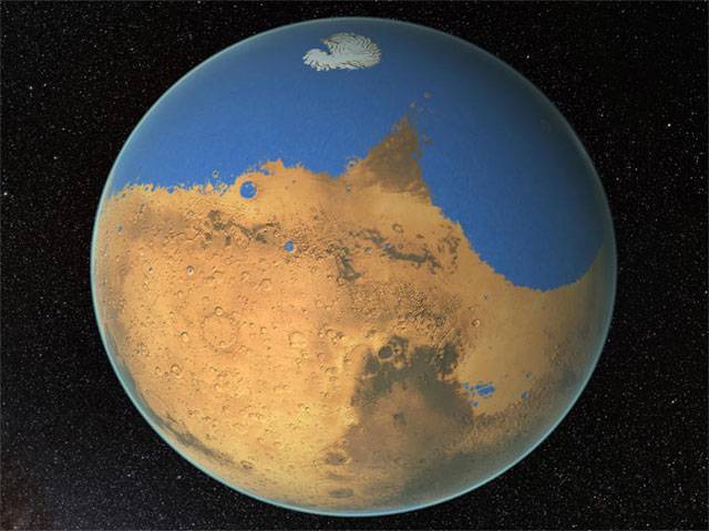 Mars ocean was bigger than Arctic