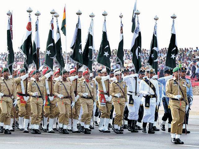 Full-dress rehearsal for Pak Day parade held