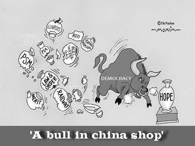 'A bull in china shop'