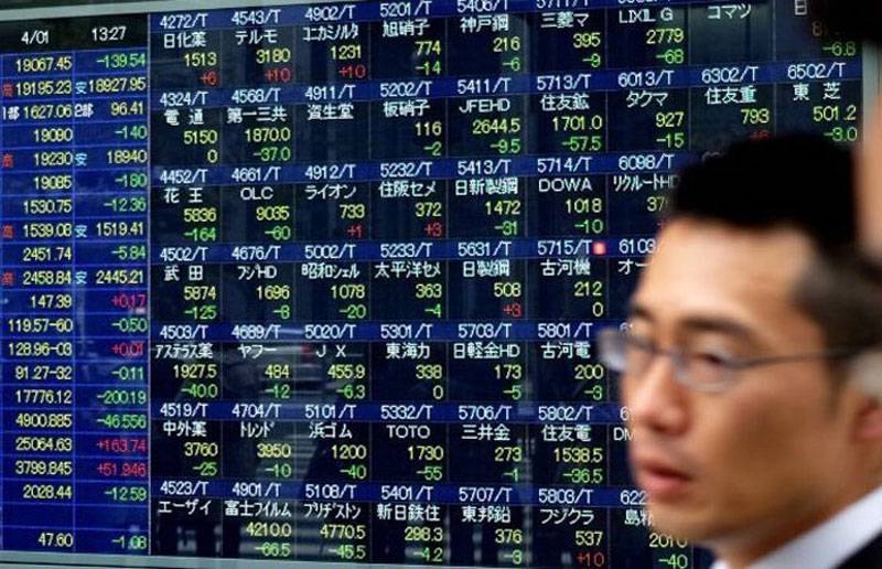 Japan stocks dip, yen rises in Asia after weak US data