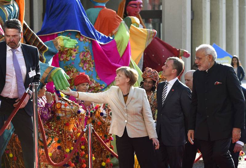 German Chancellor attends the official opening